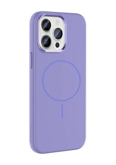 Apple Uyumlu iPhone 14 Pro Max Kılıf M-safe Şarj Özellikli Metal Kamera Çerçeveli Mkst Edi Silikon Kapak - Rose G Rose Gold