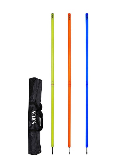 Premium Spor Antrenman Gereci Koşu Scx-1165 Slalom Çubuğu Çivili Çantalı Prof. 6lı Çok Renkli