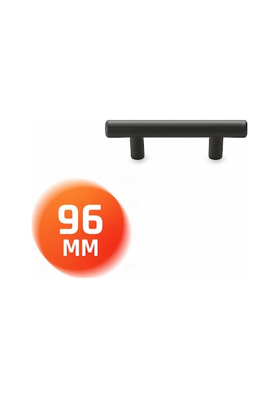 Metal Mobilya Kulbu Mutfak Çekmece Dolap Dolabı Kulpu Kulpları Titanyum 96 Mm