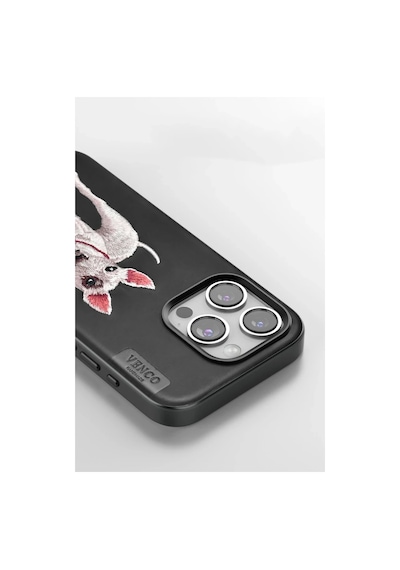 Venco Apple İphone 15 Pro Perma Desenli Kapak - Kahverengi 0.2M-Çok Renkli