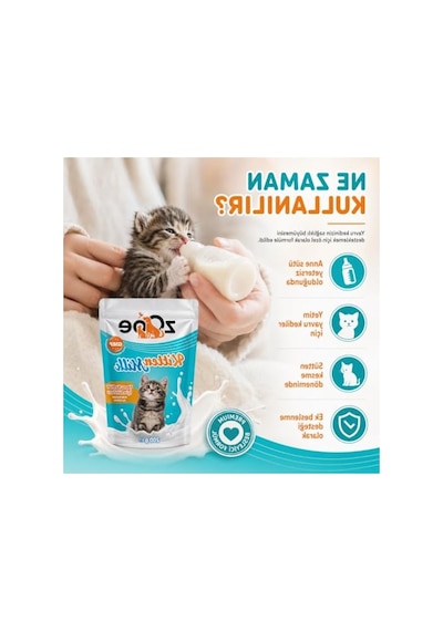 Yavru Kediler İçin 200 Gr Kedi Süt Tozu, Taurin İçerir