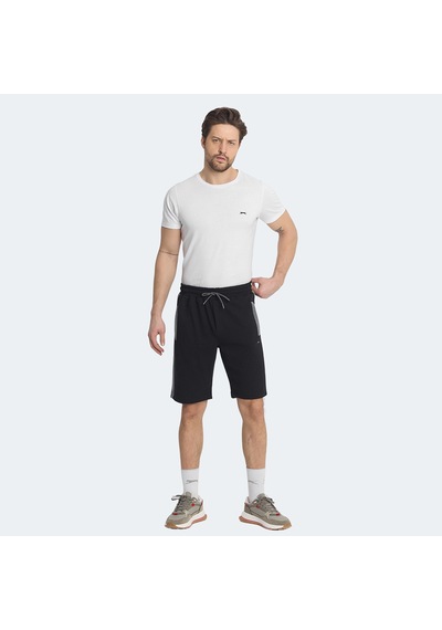 Slazenger NANDO I Erkek Cepli Siyah Şort
