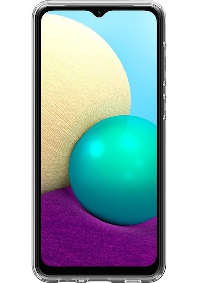 Spigen Galaxy Uyumlu A02 / Galaxy Uyumlu M02 Kılıf Liquid Crystal 4 Tarafı Tam Koruma Crystal Clear