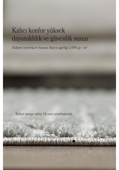 Modern Desen Özel Kesim Halı Salon Halısı Mutfak Halısı Yolluk Gri Halı Kolay Temizlenebilir Halı Gri
