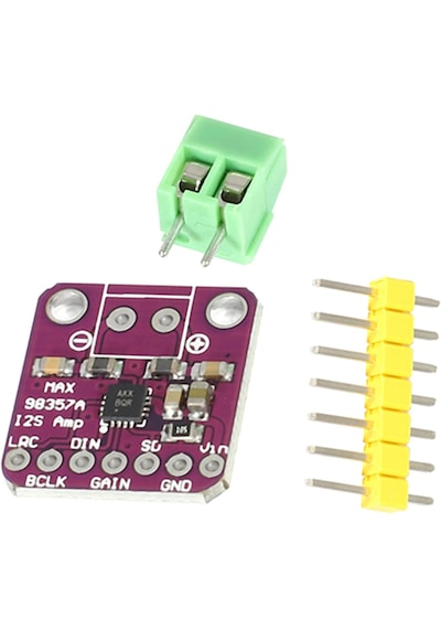 MAX98357A I2S 3W Class-D Dijital Amplifikatör Modülü Lehimli Mono Amfi Arduino ESP32