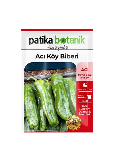 80 Adet Ata Tohumu Acı Köy Biberi