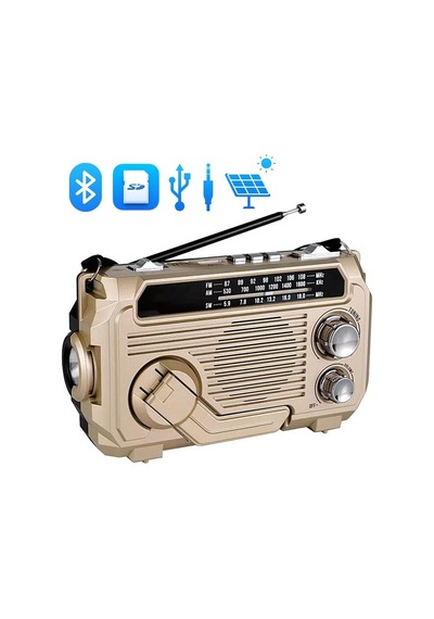Puxing Px-777 Solar Güneş Panelli Portatif Analog Radyo