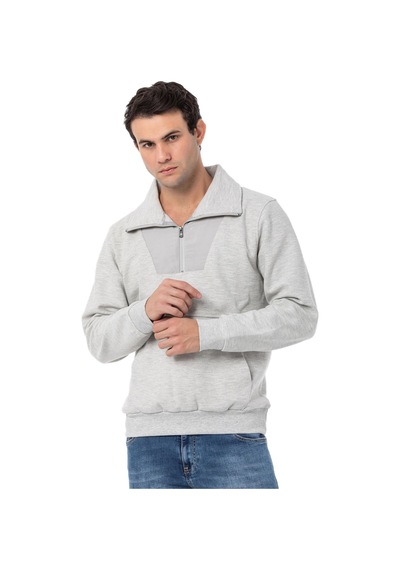 Cipo & Baxx Cl555 Erkek Basic Zip Hoodie 001