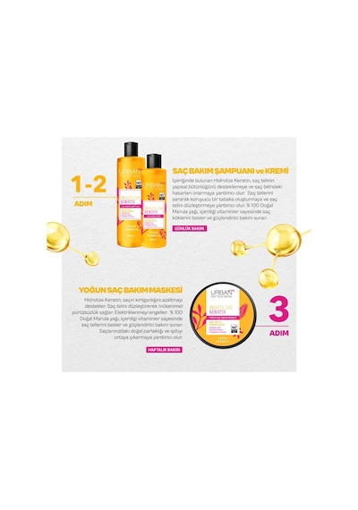 Brazilian Keratin Yoğun Saç Bakım Maskesi, 230 Ml