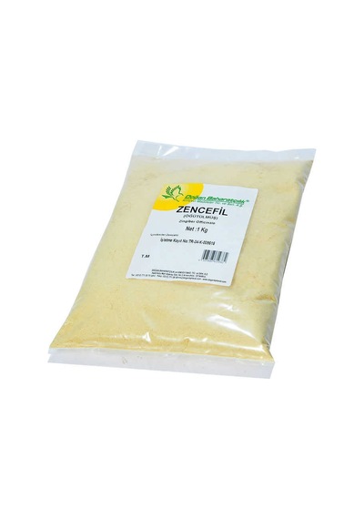 Zencefil Kökü Öğütülmüş Doğal 1000 Gr Paket