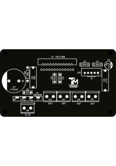 4 Kanal Stereo Amfi Devresi 4X49 Watt Ab Sınıfı Tda7386-Tda7388