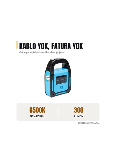 Noas Bitez Solar El Feneri 6500k - Yl05-7000