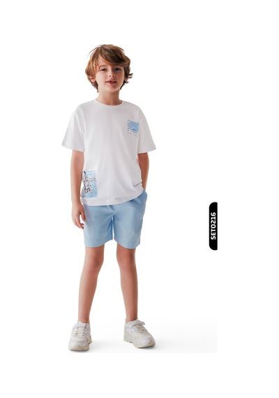 Nk Kids Xo Kids Erkek Remember Şort 4-8 Yaş 66507 Mavi