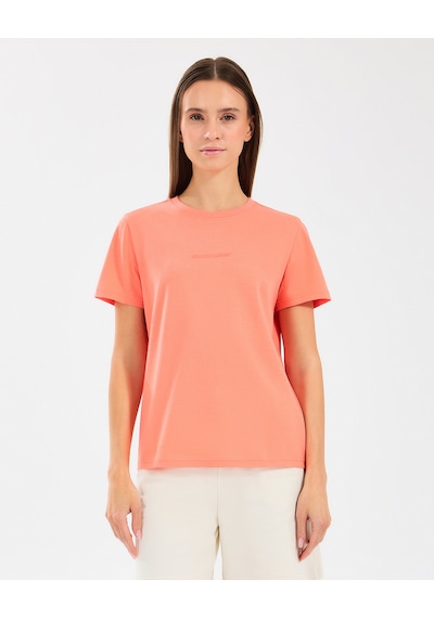 Skechers W Essential Crewneck T-shirt Kadın Lightcoral Tshirt S2510029-817 Lightcoral Çok Renkli
