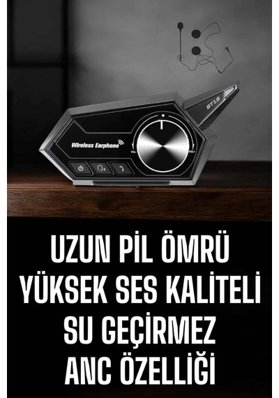 Bluetooth Kulaklık Kask İçin Anc Özellikli 1 Adet Motosiklet