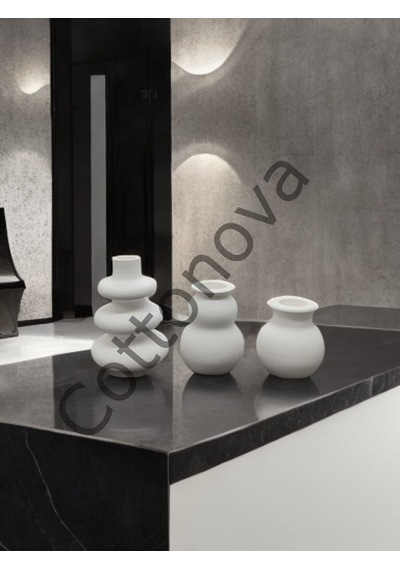 Cottonova C20 Dekoratif Vazo Mumluk 3lü Set