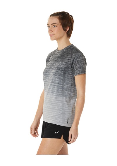 Asics SEAMLESS SS TOP Gri Women Kısa Kollu Tshirt 2012C385-020
