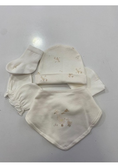 Bistyle Hastane Çıkışı 10lu Welcome Baby Duck Sarı - Ekru-12646 Ekru