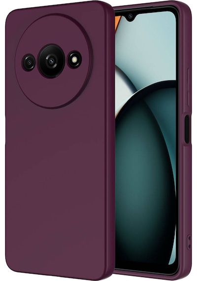 Xiaomi Redmi A3 4g 2024 Kılıf Zore Mara Lansman Kapak-koyu Mor Koyu Mor