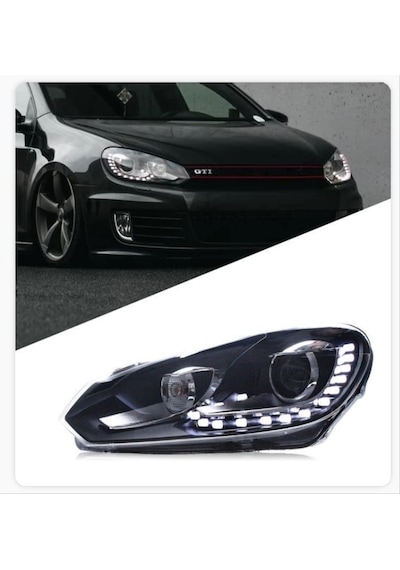 Vw Golf 6 2010.2011 Uyumlu 15 Ledli Far