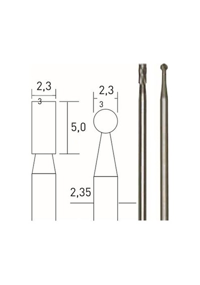 Tungsten Karbürlü Matkap Ve Freze Ucu 2 Li 2.3 Mm Rm 28750
