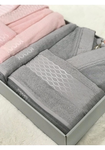 Elissa Bornoz Takımı Gri - Pudra Gri - Pudra