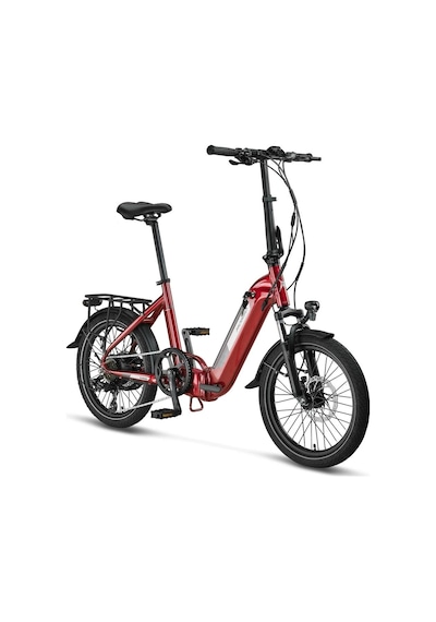 Mosso Kronos Elektrikli Katlanır Bisiklet 390h Hyd 20 Jant 7 Vites Bordo Çok Renkli