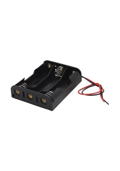 18650 Pil Yuvası 3 Lü Battery Holder 3s Kablolu Rodevino
