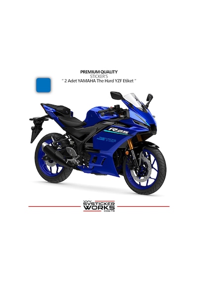 Yamaha The Hard Yzf Sticker Yüksek Kalite Folyo 2 Adet Sticker Etiket 10425542