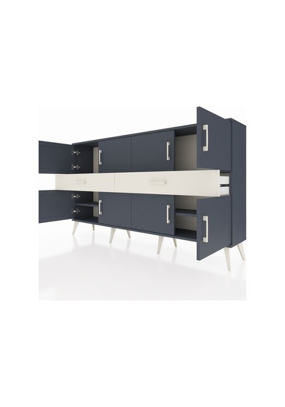 Arges Konsol 4 Raflı 2 Çekmeceli 8 Kapaklı 176x30x99 Antrasit-ant Antrasit-antrasit/aytaşı Arges Konsol 4 Raflı 2 Çekmeceli 8 Kapaklı 176x30x99 Antrasit-ant Antrasit-antrasit/aytaşı