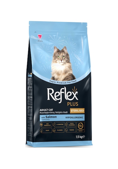 Reflex Plus Hipoalerjenik Kısırlaştırılmış / Sterilised Somonlu Yetişkin Kedi Maması 1,5 Kg
