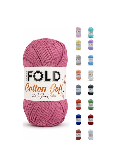 Cotton Soft - Mürdüm 503 Pamuk Ip 100 Gram %100 Pamuk Amigurumi İpi Çanta İpi
