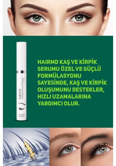 Hair Md Kaş ve Kirpik Serumu 5 ML