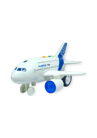 Büyük Boy Sesli Işıklı Yolcu Uçak Sürtmeli 25 Cm