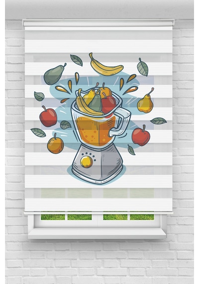 Perdeoutlet38 Baskılı Renkli Mutfak Blender Dijital Baskılı Zebra Perde-cocuk Odası-stor Perde Model:tyc974c03ba1e9f34b6881b00 Çok Renkli