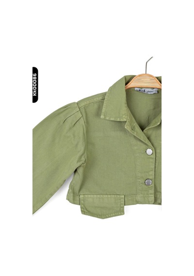 Nk Kids Xo Kids Düğmeli Polo Yakalı Sahte Çift Cepli Düz Renk Kız Çocuk Ceket 8-14 Yaş 36704 Yeşil Nk Kids Xo Kids Düğmeli Polo Yakalı Sahte Çift Cepli Düz Renk Kız Çocuk Ceket 8-14 Yaş 36704 Yeşil