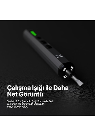 Akıllı Takip Edilebilr Cüzdan Ve 68 Parça Tornavida Seti