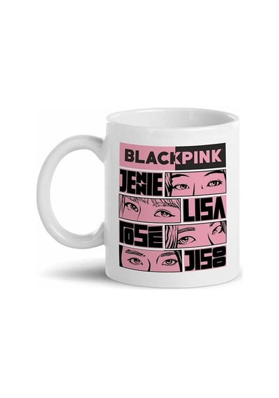 Blackpink Tasarımlı Kupa Bardak D16 Beyaz