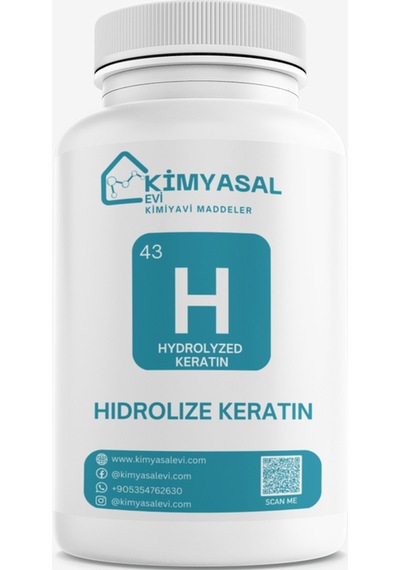 Hidrolize Keratin-Hydrolyzed Keratin hammadde 50 G
