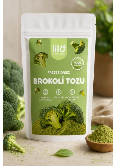 Freeze Dried Brokoli Tozu 50 G - %100 Brokoli - Dondurularak Kurutulmuş Sebze Tozu - 900925856 Diğer