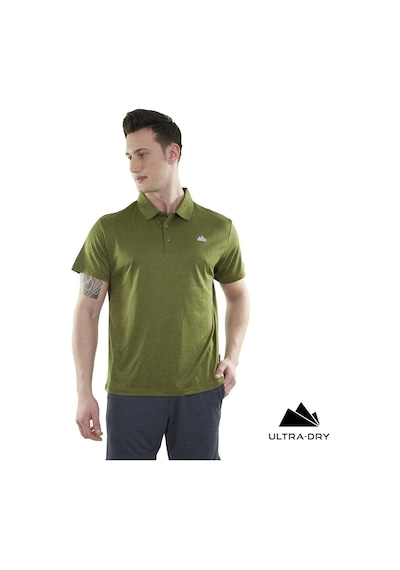 Alpinist Horizons Ultra Dry Erkek Polo T-shirt Haki