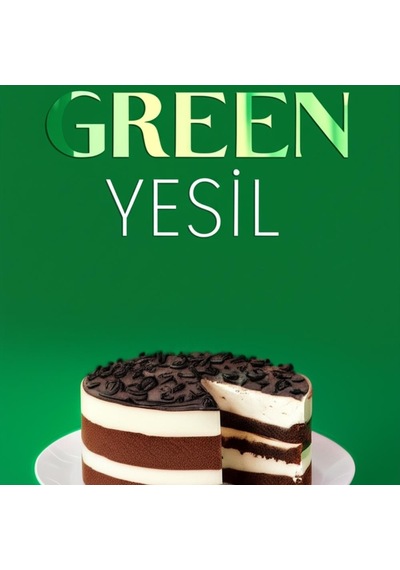 Yeşil Toz Gıda Boyası 75 G Konsantre Renk Verici Toz Boya