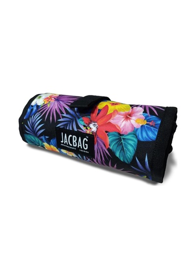 Jacbag Senıor -sanatsal Rulo Kalem Çantası Mor Yapraklı Tek Renk