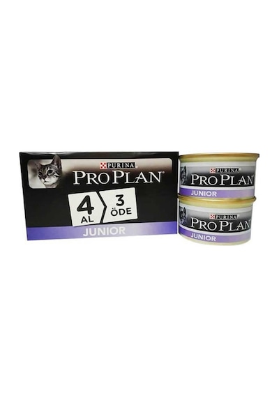 Purina Pro Plan Tavuklu 4 Al 3 Öde Konserve Yavru Kedi Maması 4 x 85 G