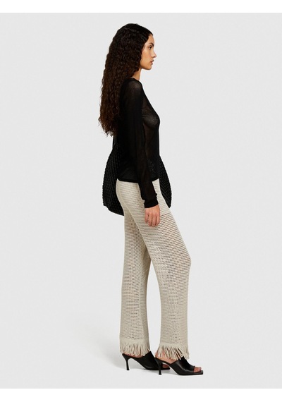 Sisley Viskoz Karışımlı Örgü Motifli Saçak Paça Coulotte Pantolon Kadın Gri Pantolon - 324p196pmf008 Bej Sisley Viskoz Karışımlı Örgü Motifli Saçak Paça Coulotte Pantolon Kadın Gri Pantolon - 324p196pmf008 Bej