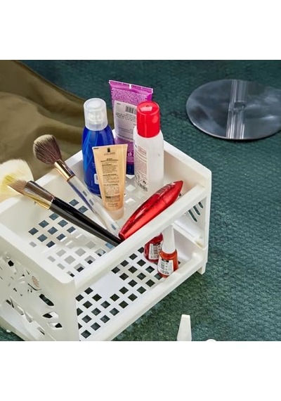 Deconox 2 Katlı Çok Amaçlı Makyaj Organizeri Şeffaf Akrilik Takı & Kozmetik Düzenleyici Banyo, Mutfak Ve Çalışma Odası İçin Raf Modern Ve Yer Tasarruflu Açık Kahverengi Deconox 2 Katlı Çok Amaçlı Makyaj Organizeri Şeffaf Akrilik Takı & Kozmetik Düzenleyici Banyo, Mutfak Ve Çalışma Odası İçin Raf Modern Ve Yer Tasarruflu Açık Kahverengi