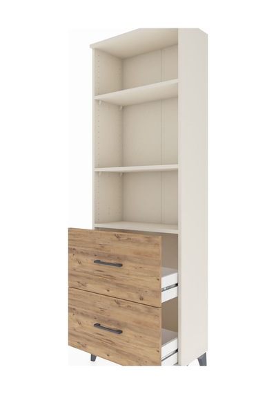 Arges Dolap 3 Raflı 2 Çekmeceli 60x30x182 Aytaşı-çam Aytaşı
