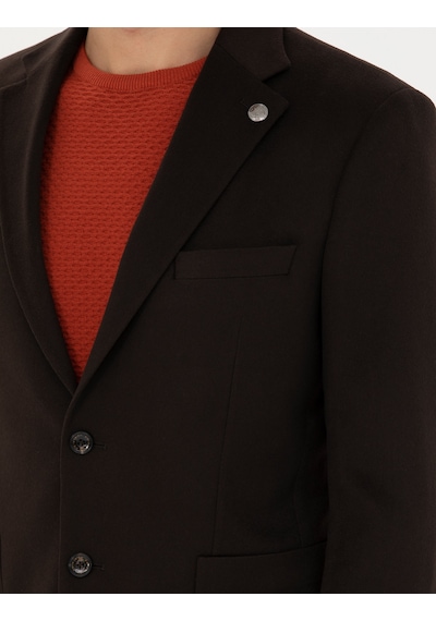 Pierre Cardin Kahverengi Kaşmir Ceket 50279871-vr029