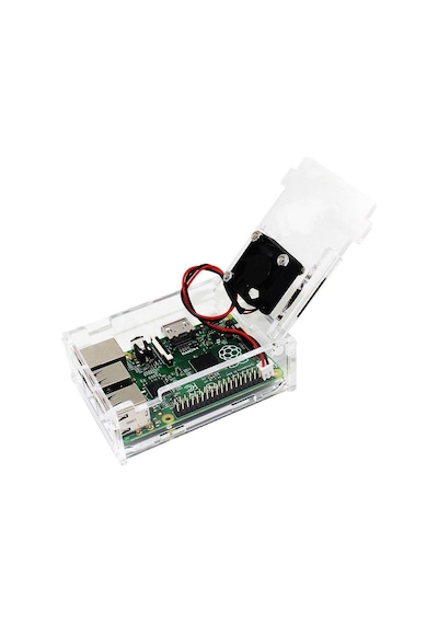 Motorobit-Raspberry Pi 3/2/B+ Şeffaf Muhafaza Kutusu
