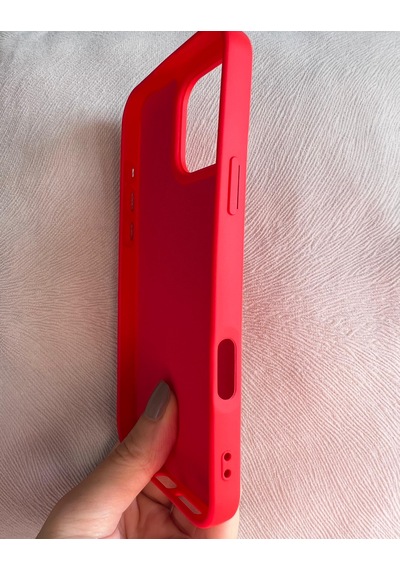 Apple Uyumlu iPhone 16 Pro Logolu İçi Kadife Silikon Lansman Kılıf